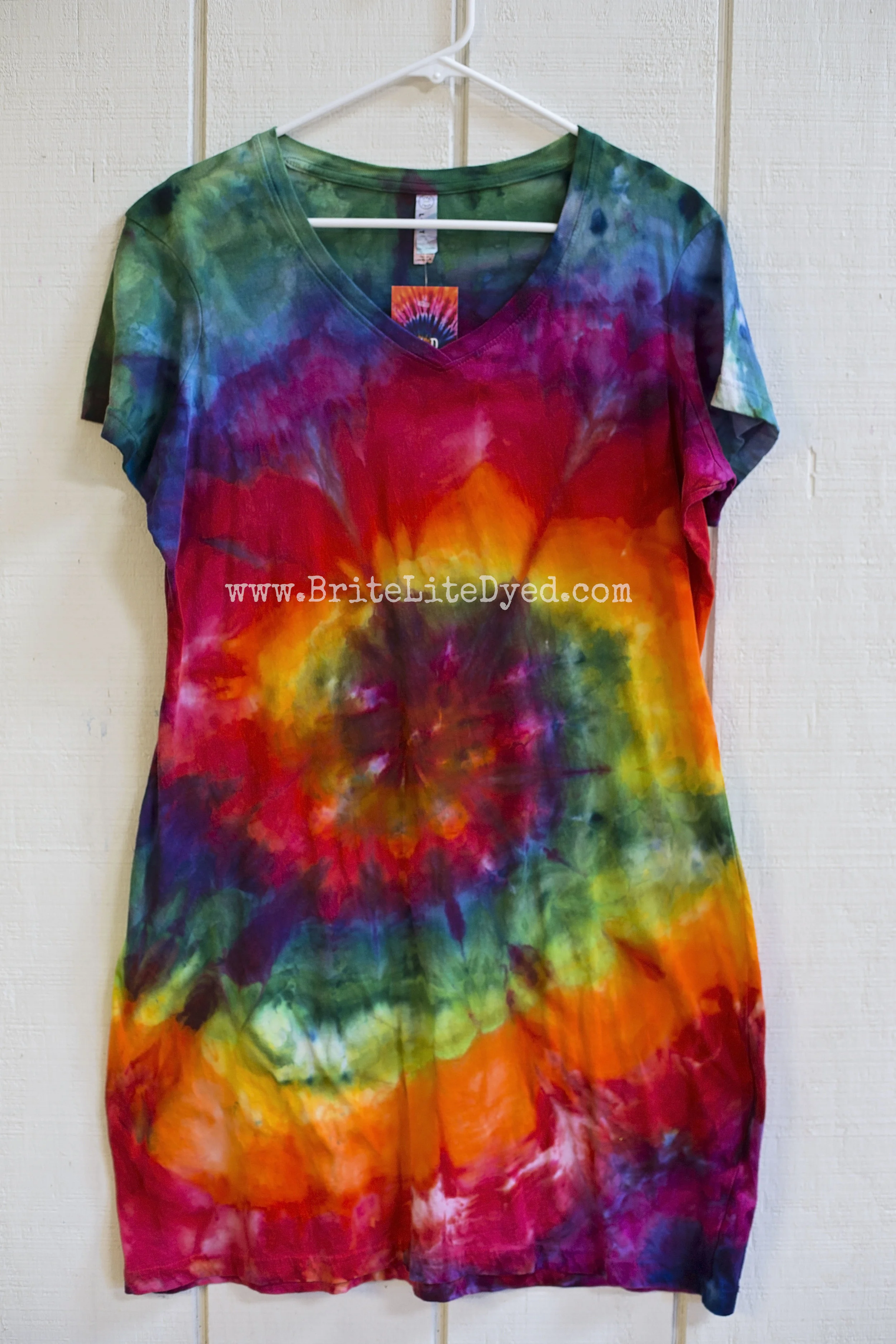 Rainbow Dress-Cotton Dress-Womens Dress.jpg