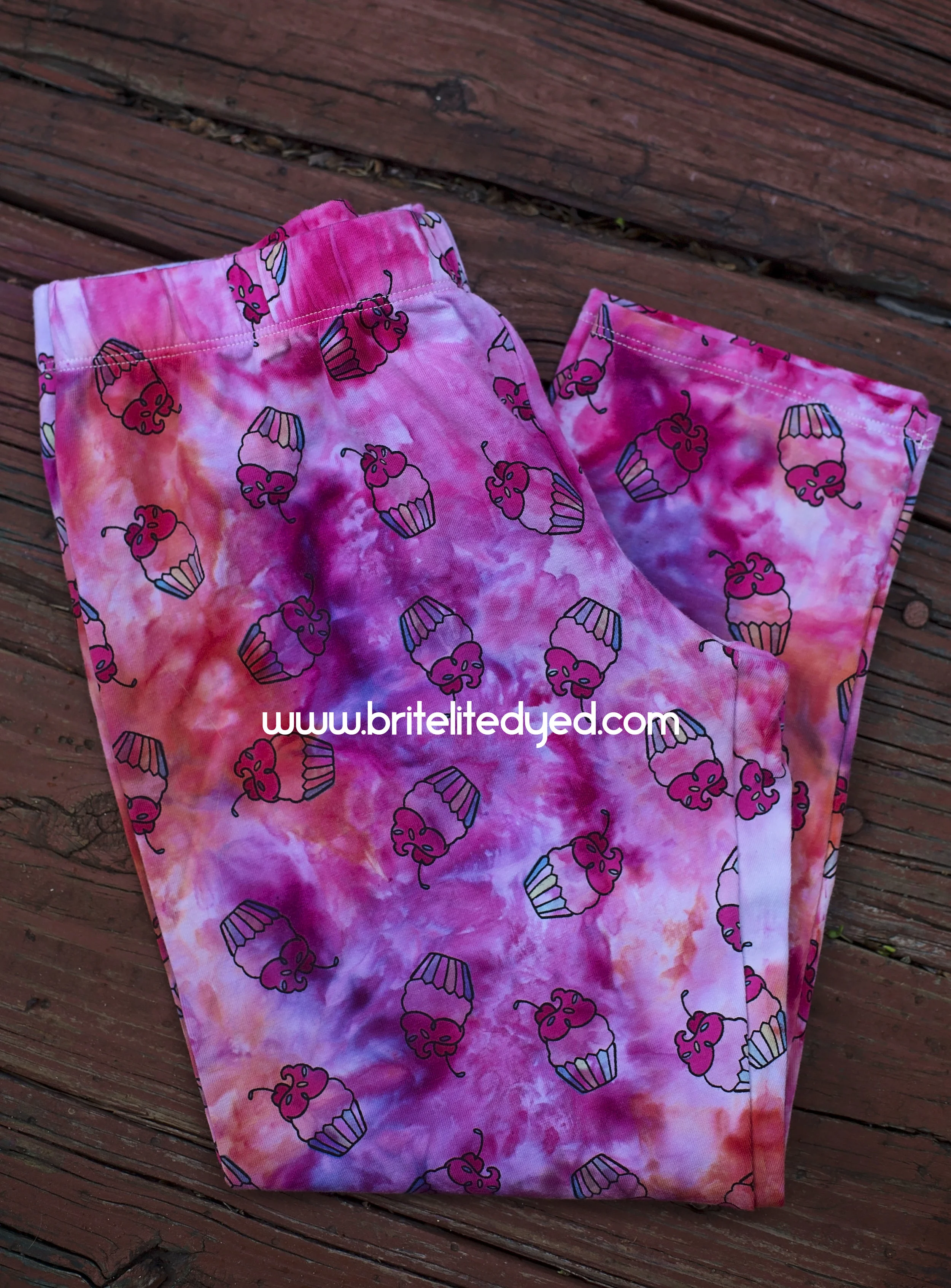 Cupcake Leggings-Tie Dye Leggings-Womens .jpg