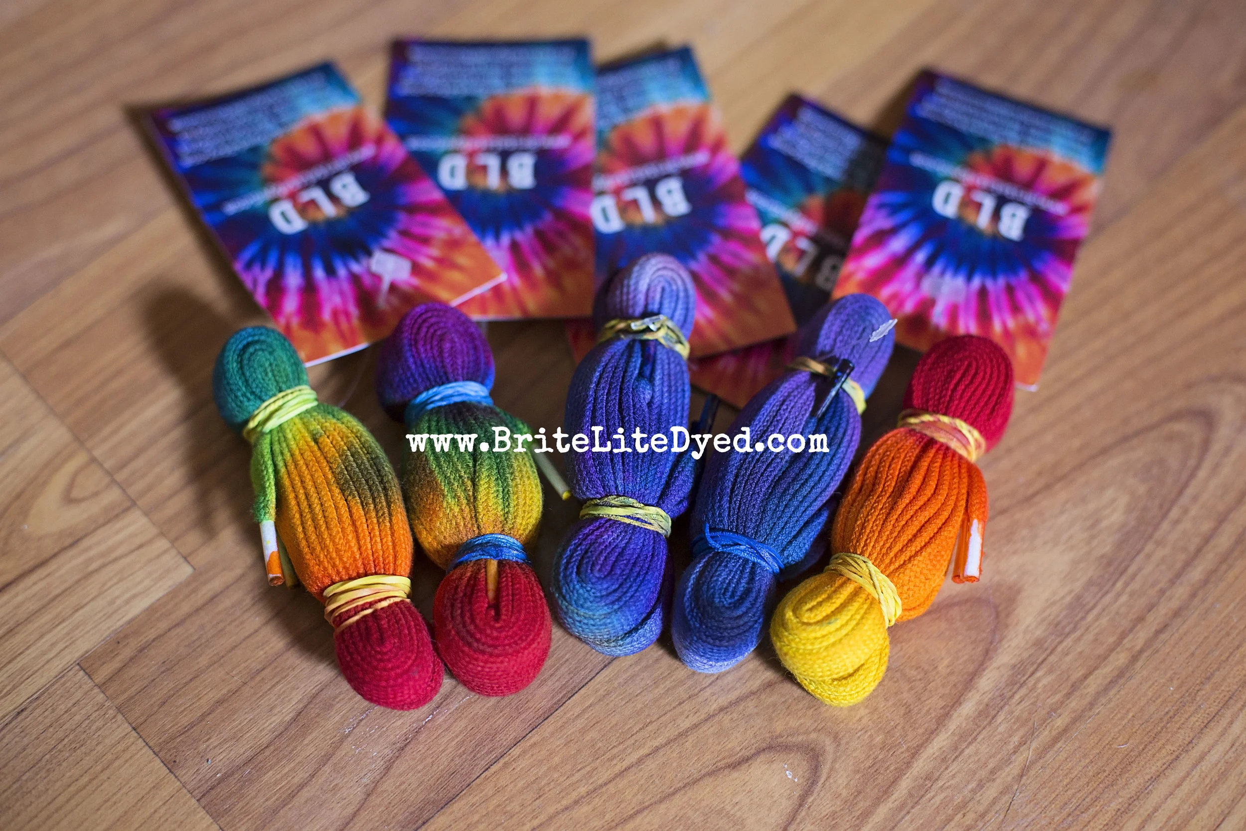Tie Dye Shoe Laces-Cotton Shoe Laces.jpg