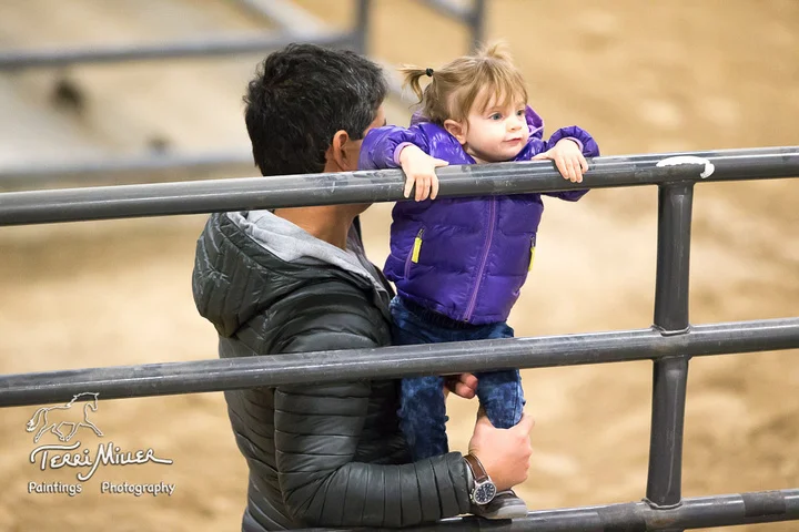 Lucci and Papa at the show.jpg