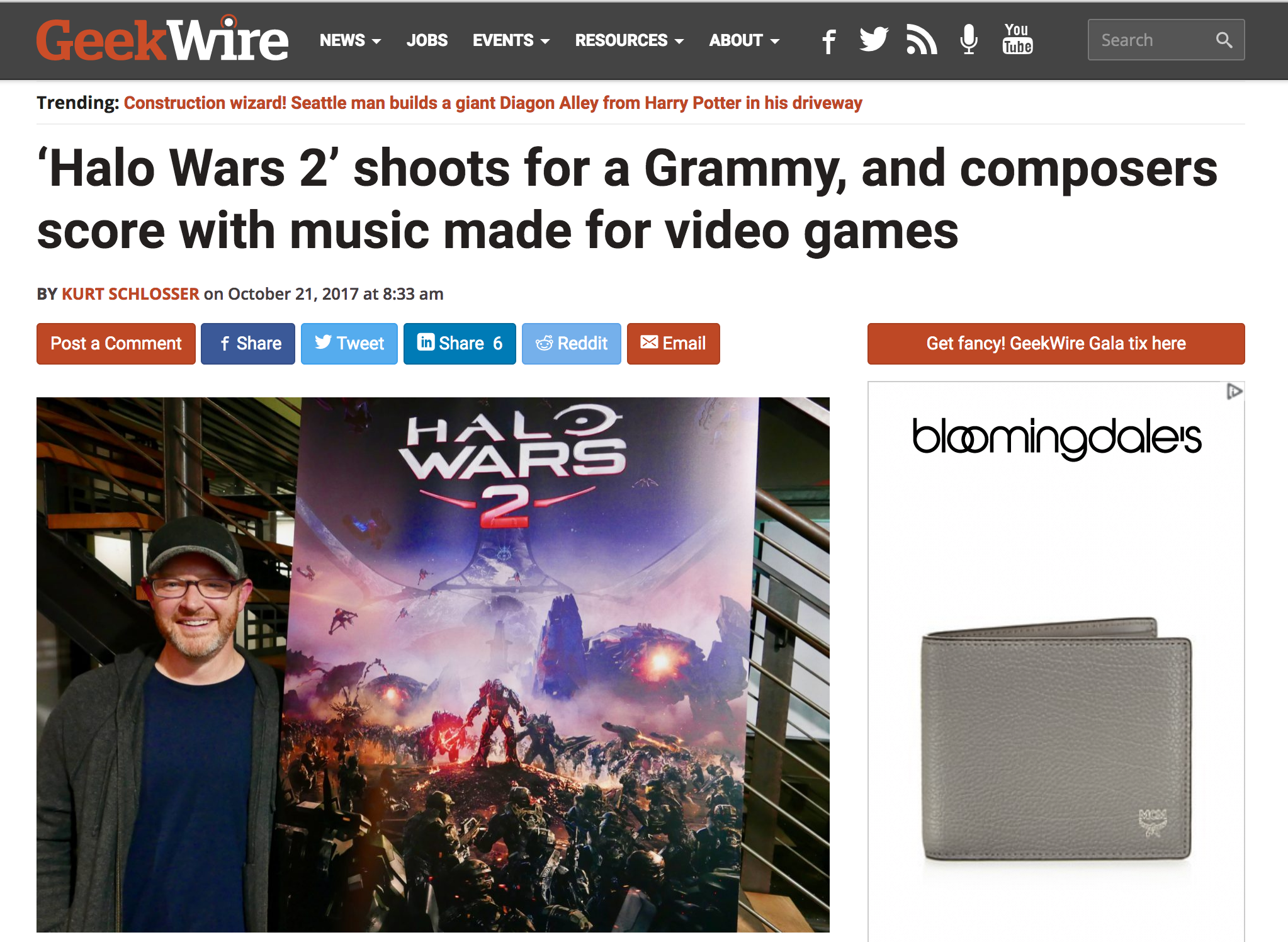 ‘Halo Wars 2’ shoots for a Grammy, and composers score with music made for video games