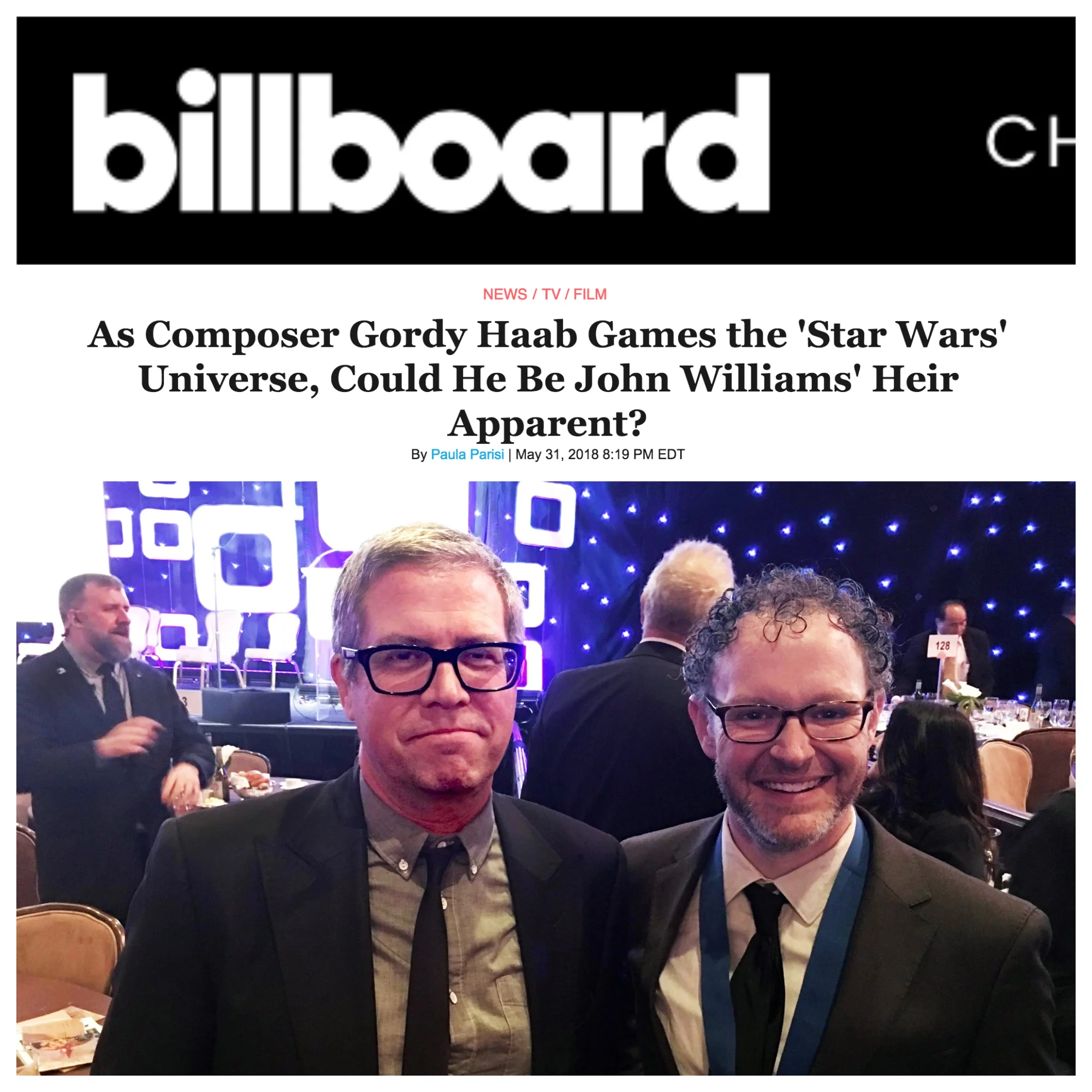As Composer Gordy Haab Games the 'Star Wars' Universe, Could He Be John Williams' Heir Apparent?