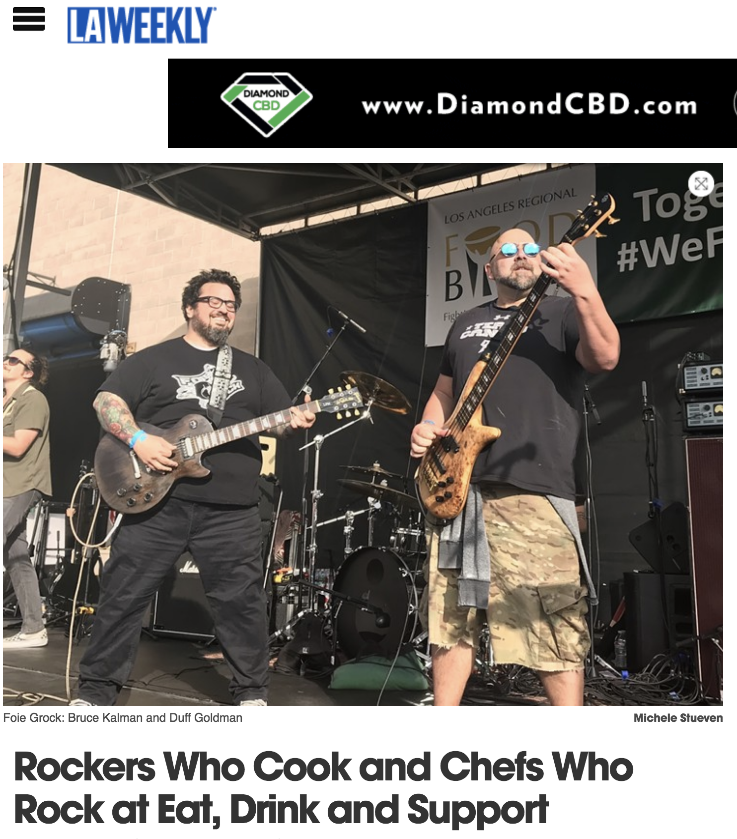 Rockers Who Cook and Chefs Who Rock at Eat, Drink and Support - LA Weekly