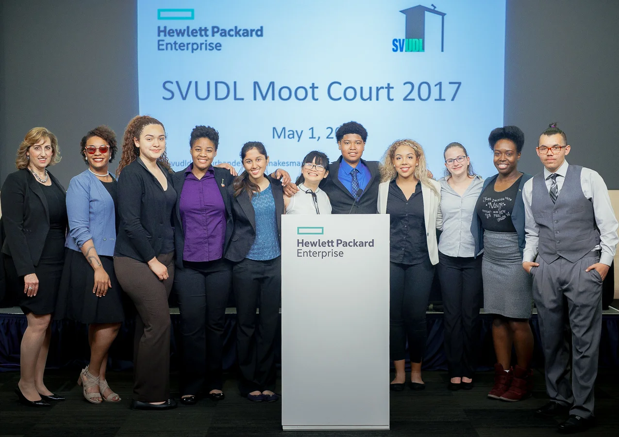 The SVUDL Team and Moot Court Debaters, Volunteers, and Clerk