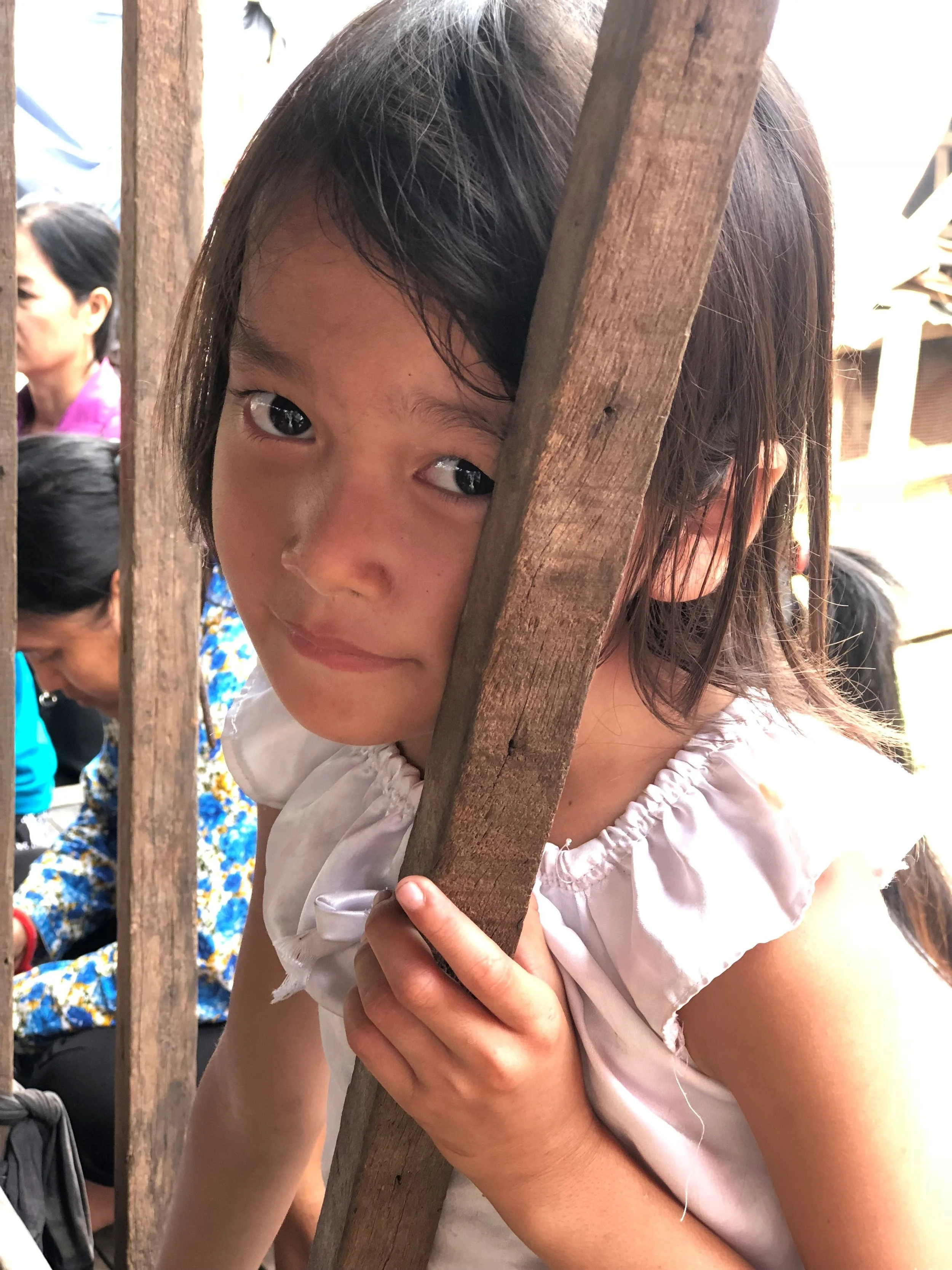 This little girl was born in the brothel. She does not know her father, a client, and will likely live the same fate as her mother. One day soon, sold for her virginity and trafficked.