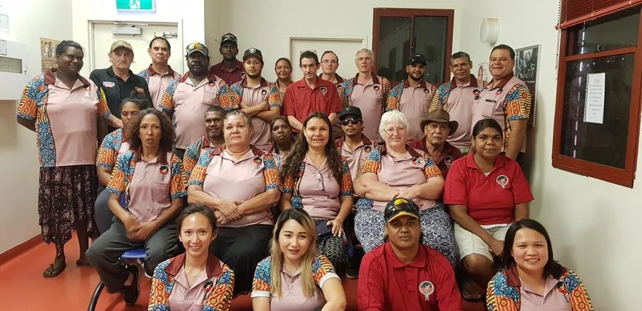 Yura Yungi Staff at Otoscopy workshop on 30 April in Halls Creek