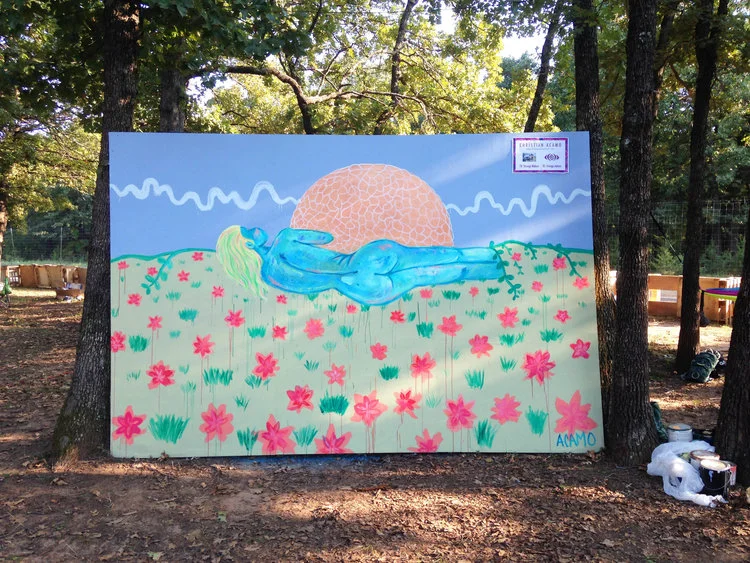 Backwoods Music Festival Mural 2016