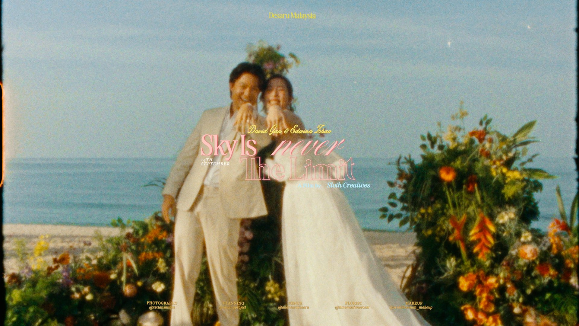 Sky is Never The Limit | David & Edwina Wedding Highlights