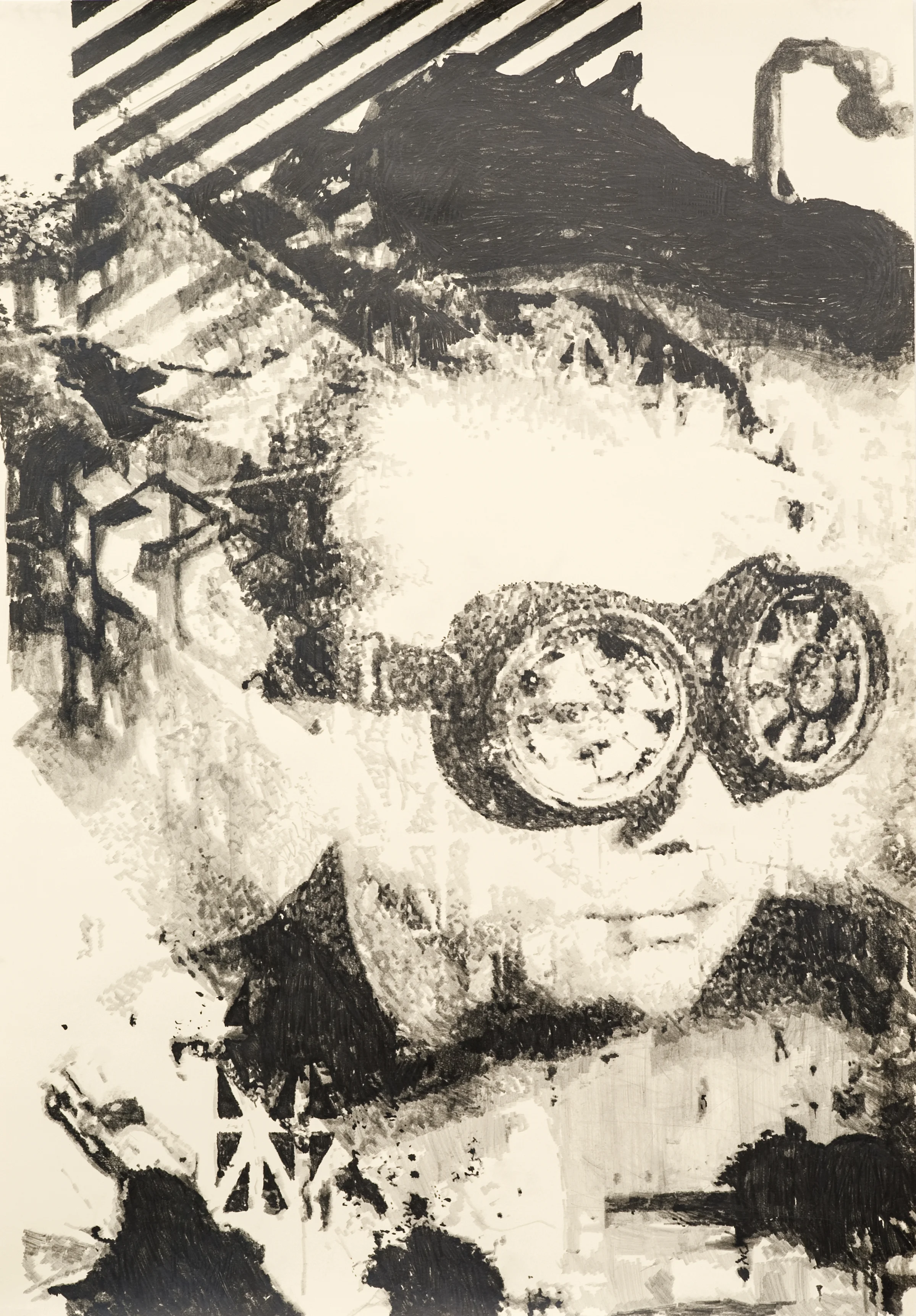  Melancholia  pencil on paper, 88 x 124 cm, 2010  