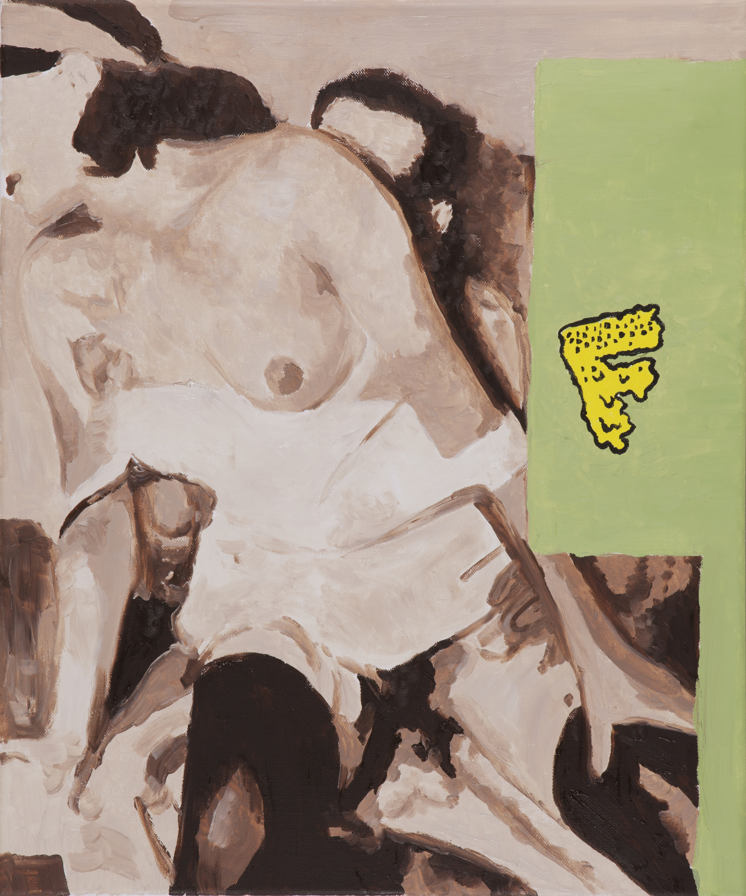  FFöck  oil on canvas, 50 x 60 cm, 2015  