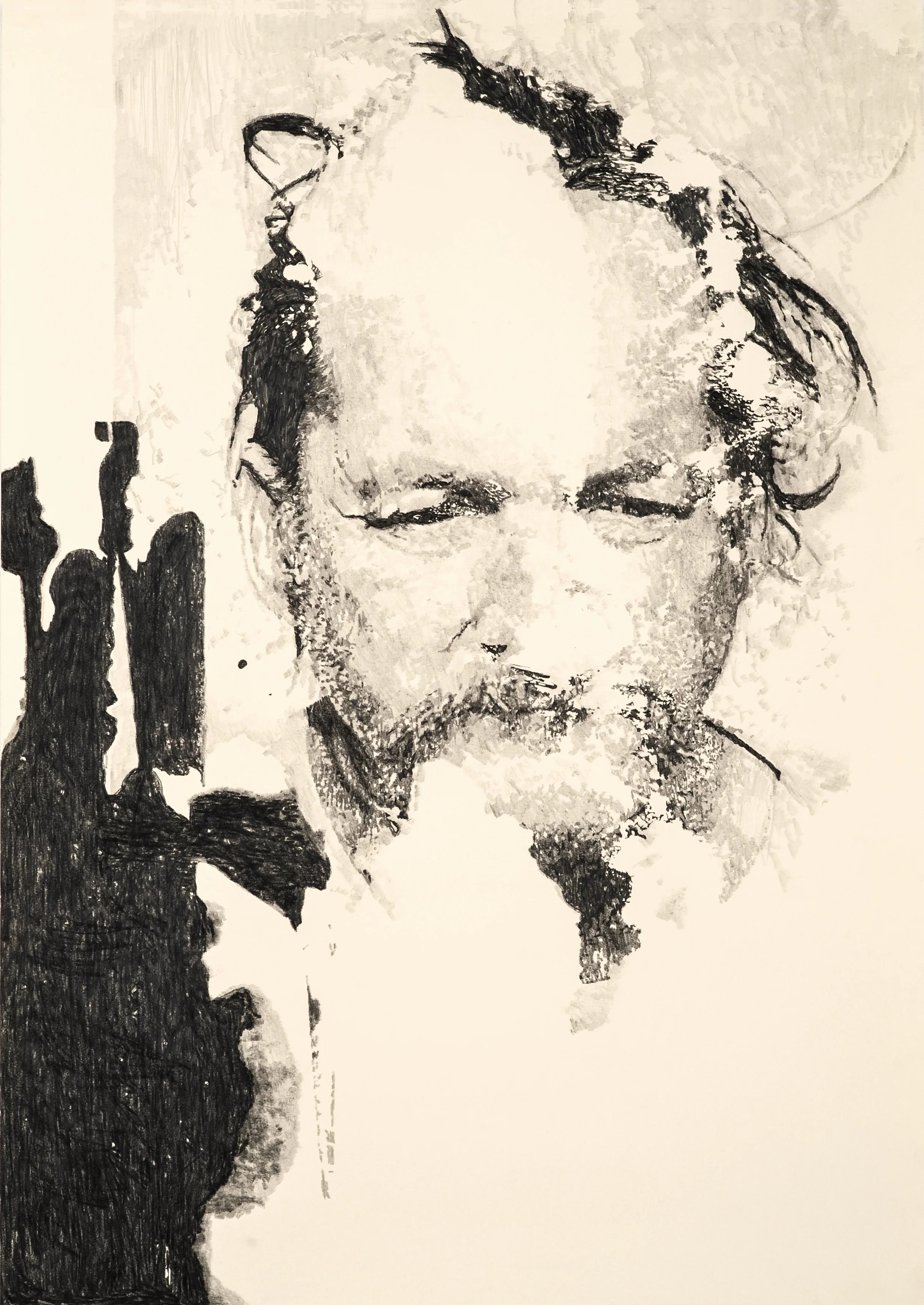  Eine Narbe erkennt die andere  pencil on paper, 88 x 124 cm, 2010  