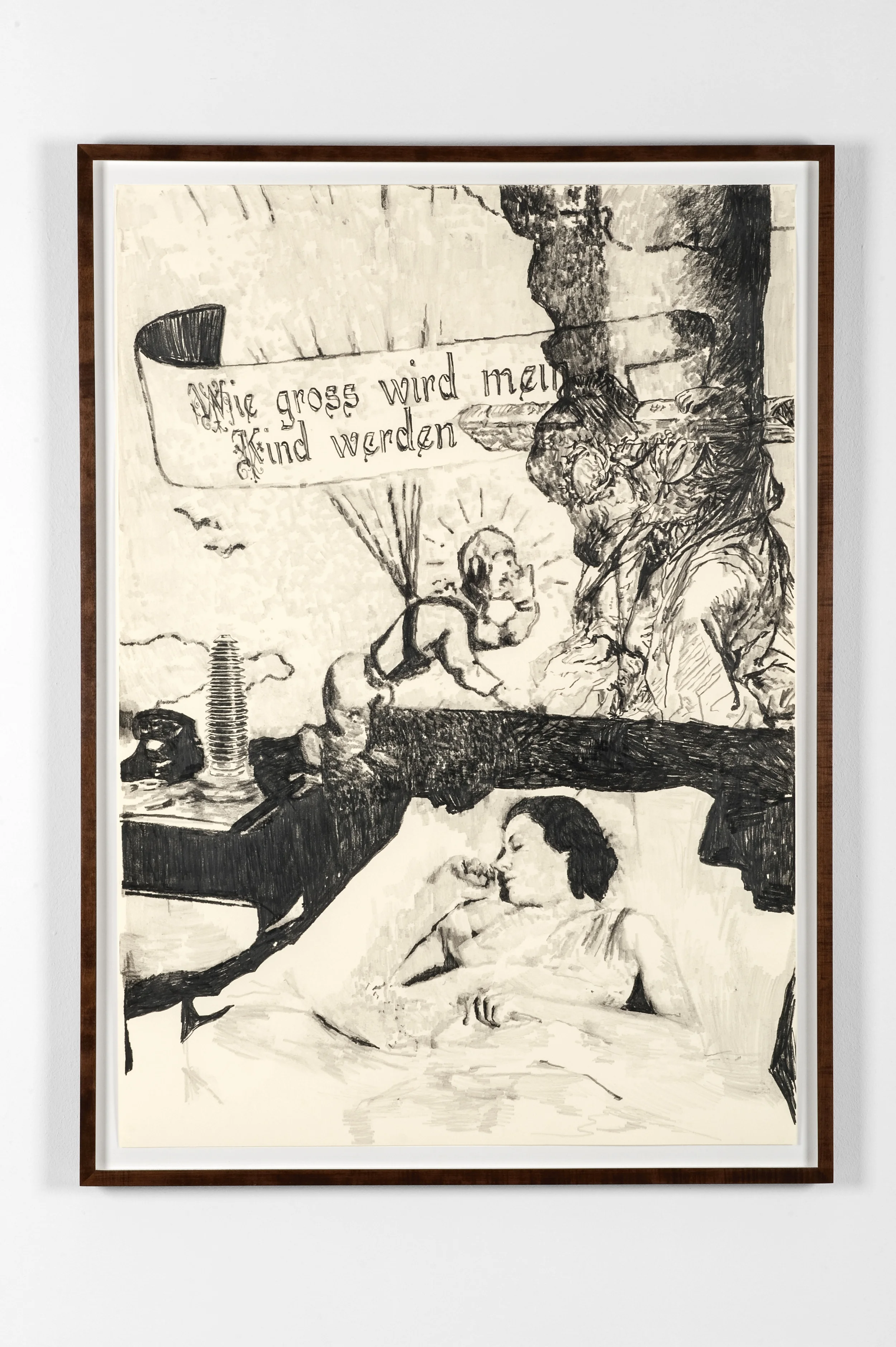  Verkündigung  pencil on paper, 88 x 124 cm, 2012  