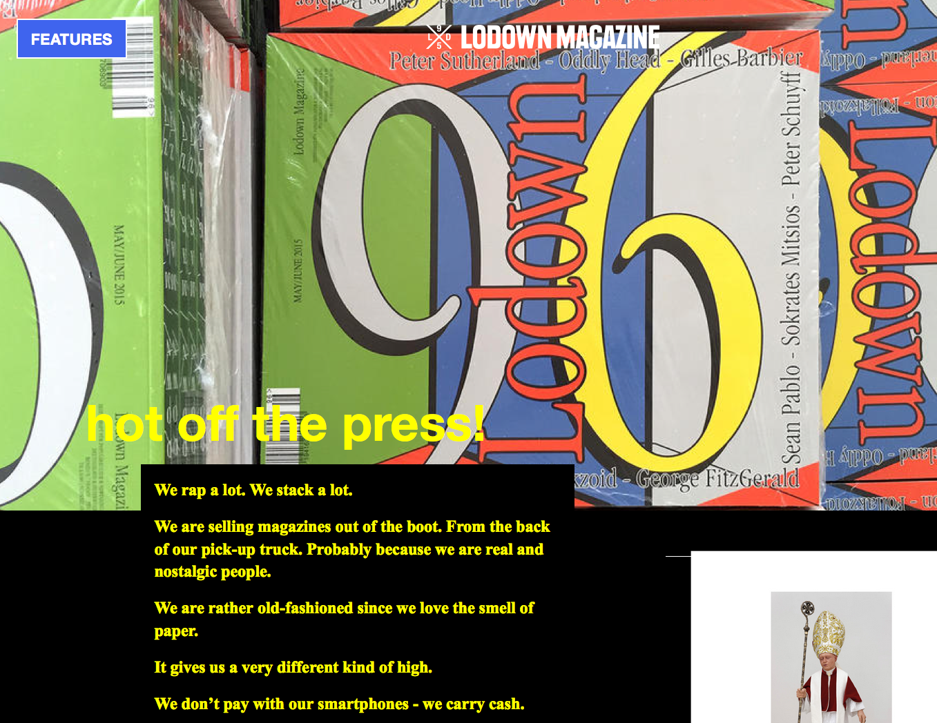 FEATURE @Lodown magazine #96