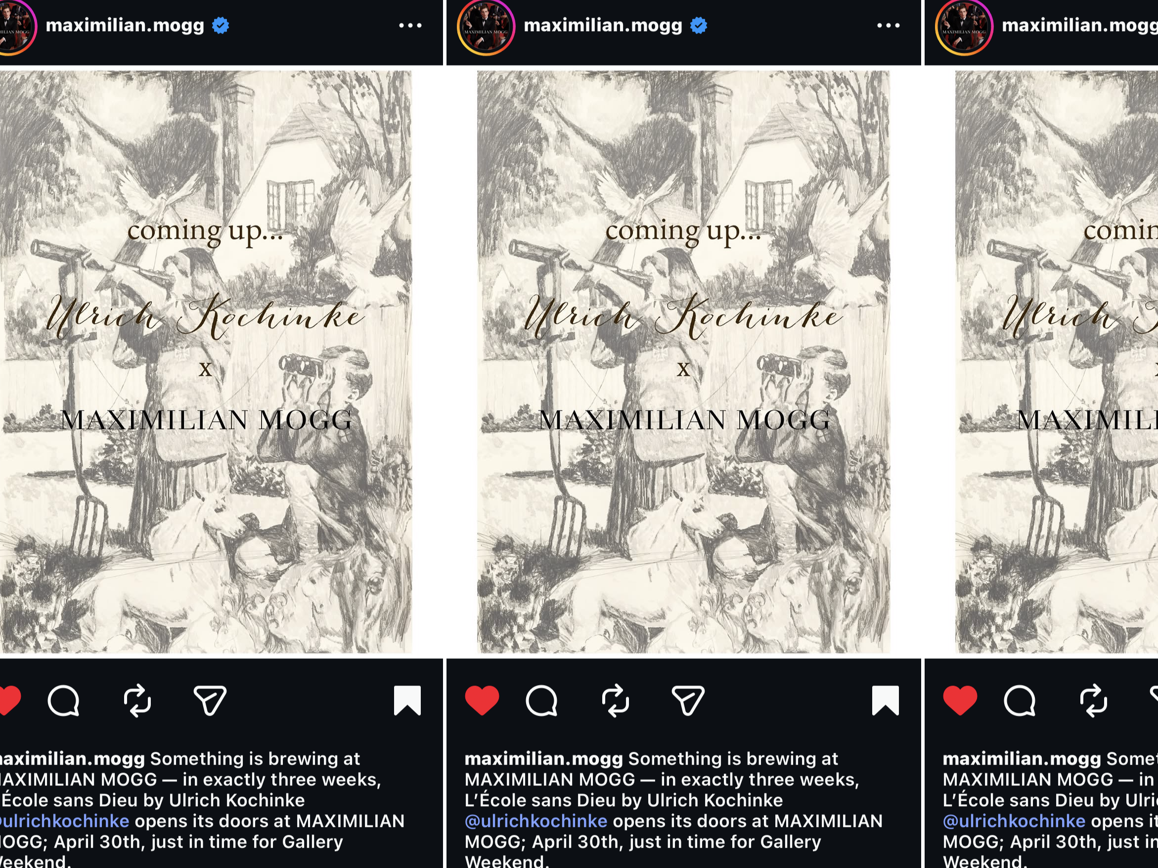 Ulrich Kochinke – MAXIMILIAN MOGG – Gallery Weekend