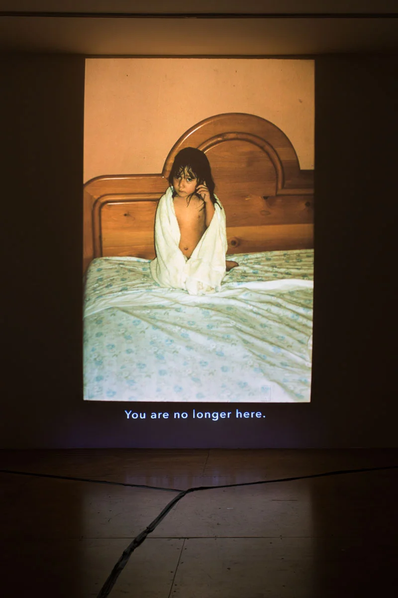 Installation view.