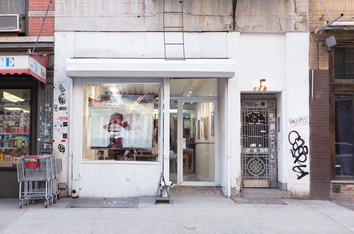 Window installation, Ludlow street, Lower East Side, New York City, 2018