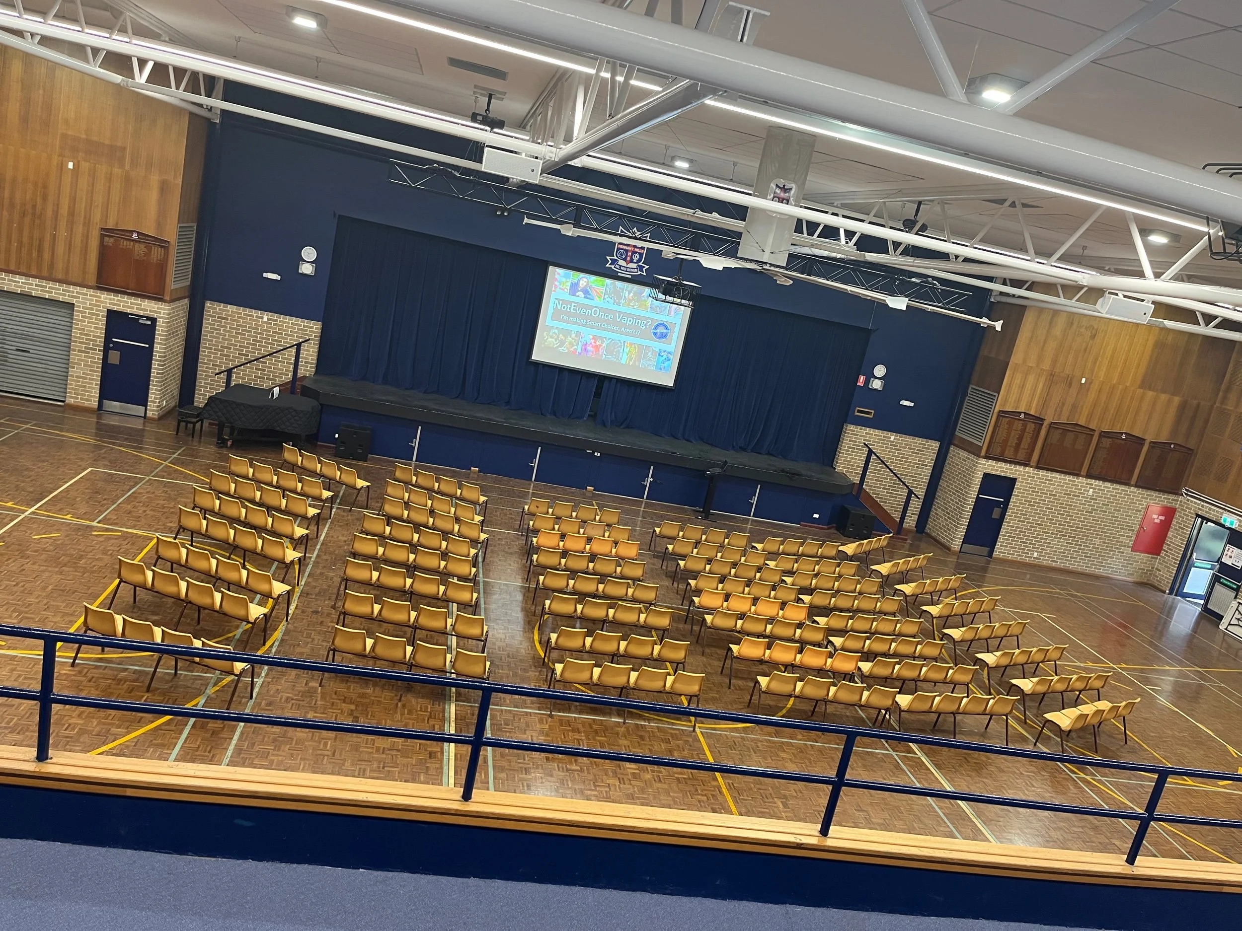 "I remember you came to our school"