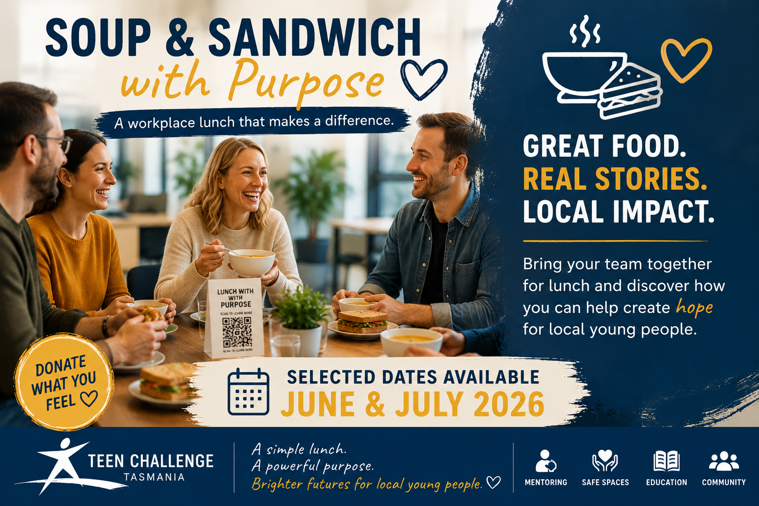 Soup &amp; Sandwich with Purpose 