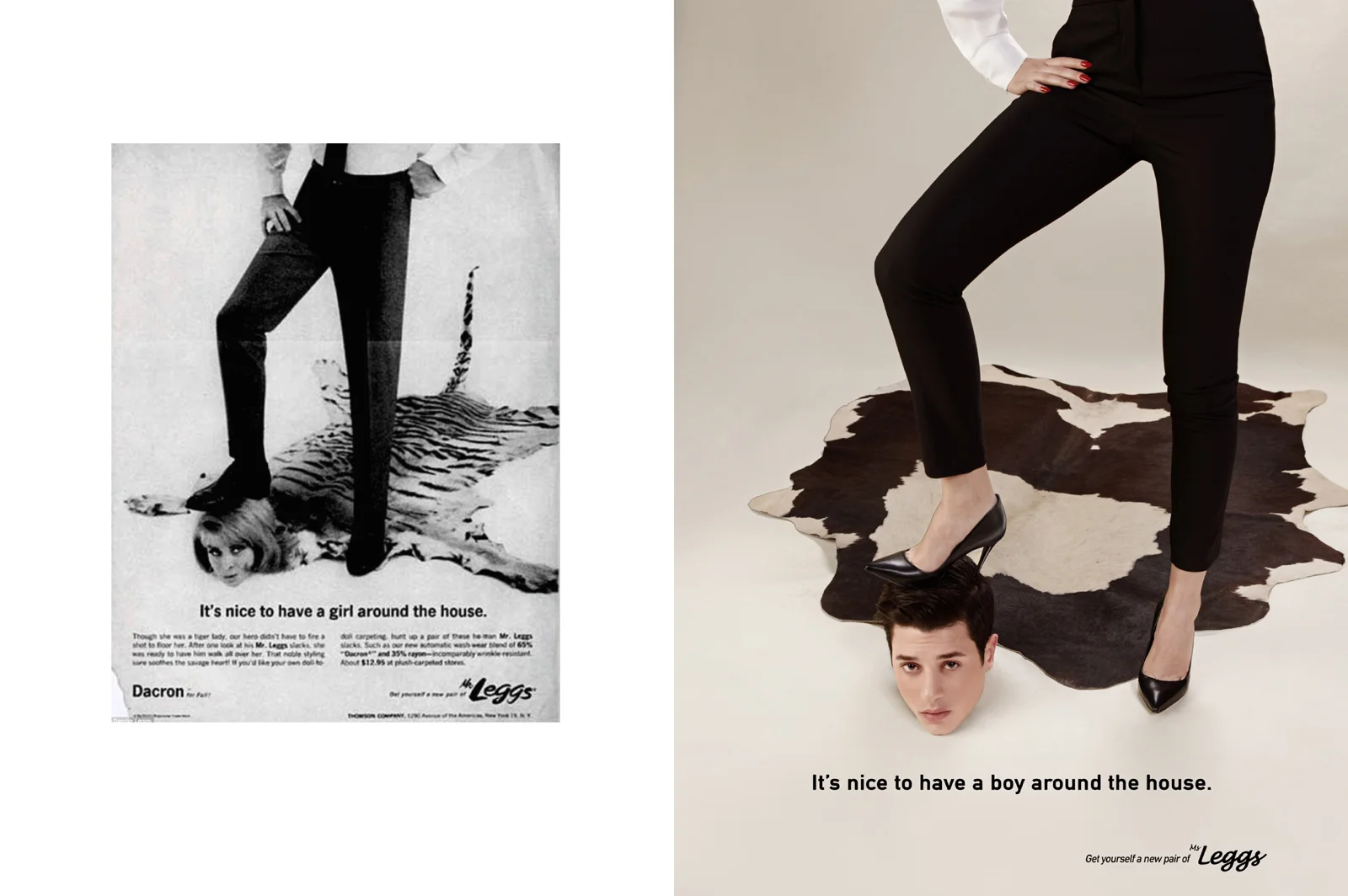 Brand: Mr Leggs, Origin: USA, Year: 1962, Image type: Magazine Advert
