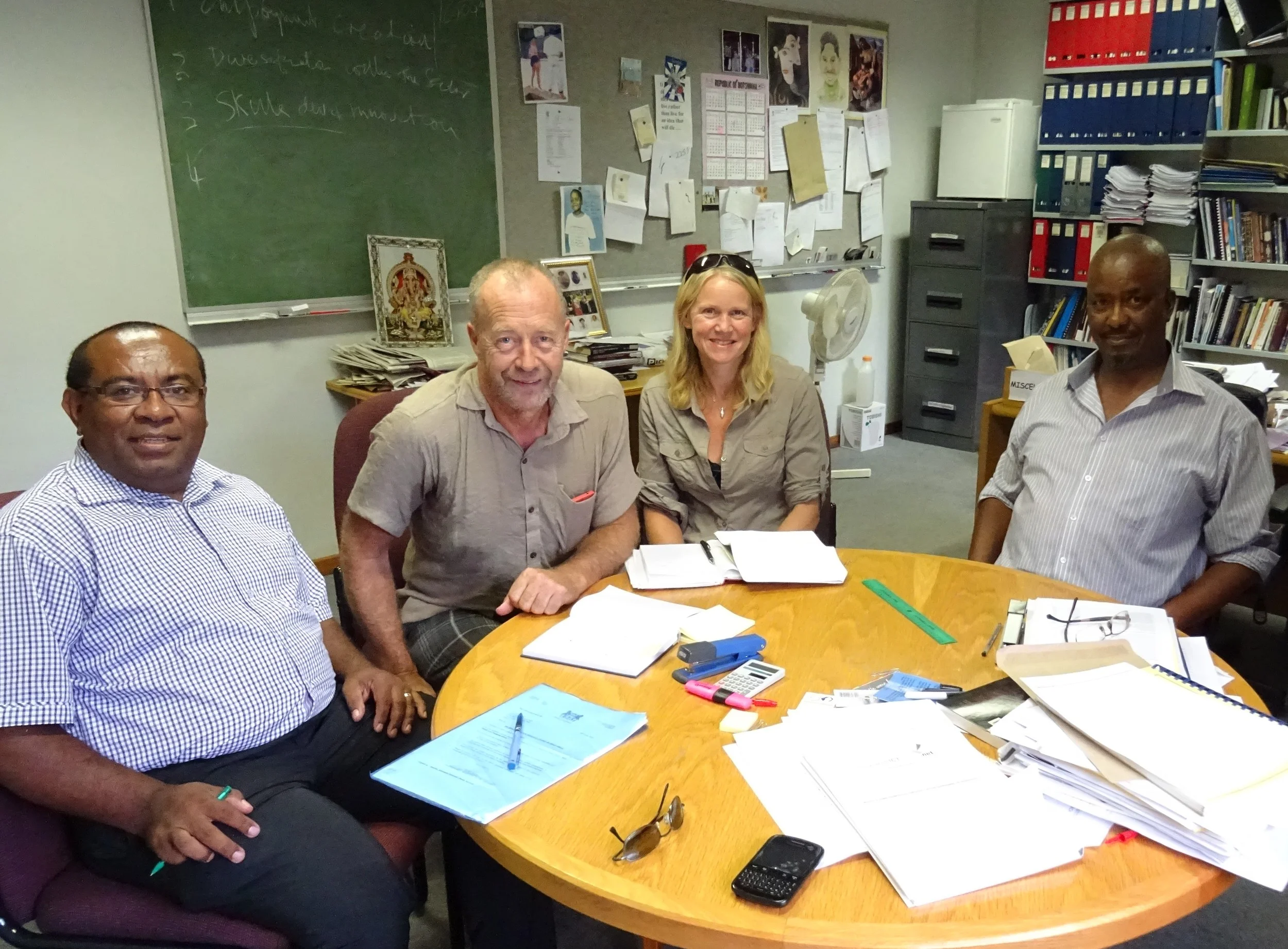 Project meeting with Botswana partners at University of Botswana