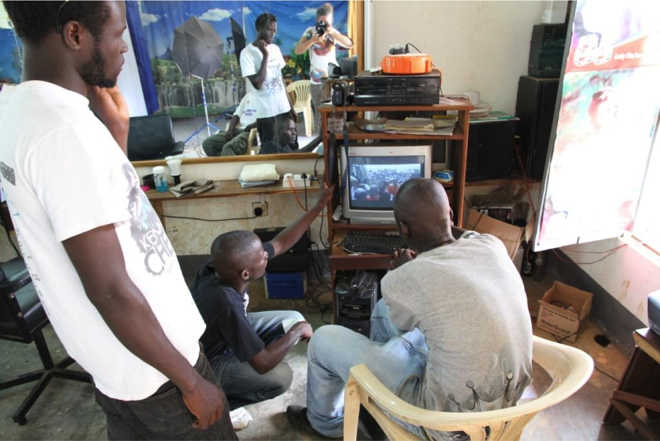 The anthropologist in action Gulu, Uganda, circa 2010.