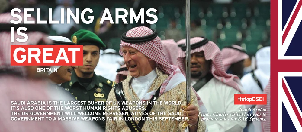 Subvertising London Arms Fair Matt Bonner Revolt Design Brandalism