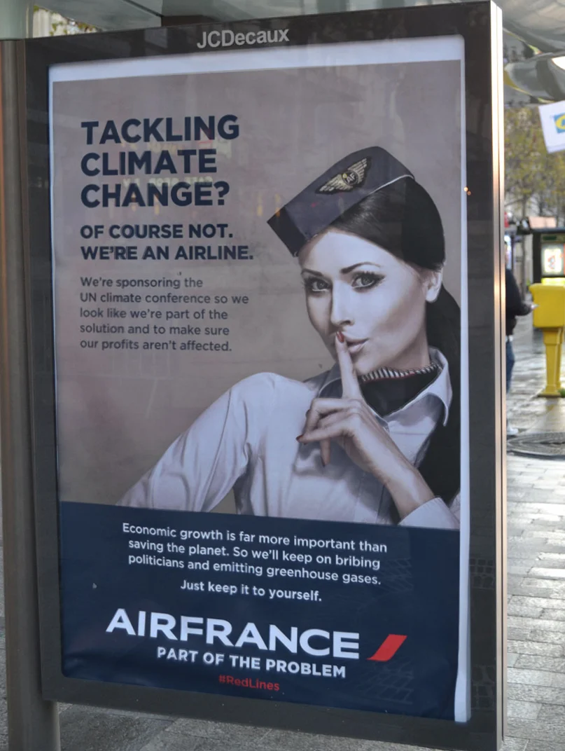 Brandalism COP21 Subvertising Matt Bonner