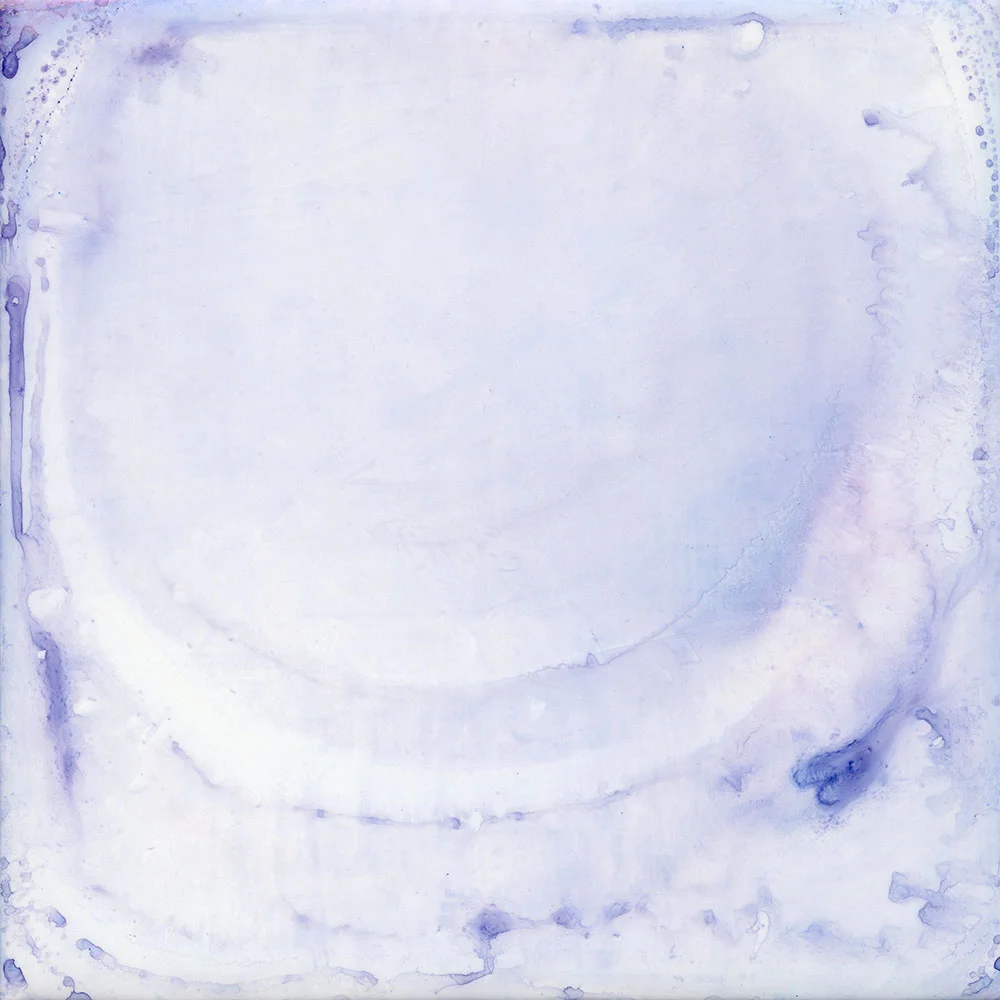 lavender - 20x20 inch painting on metal