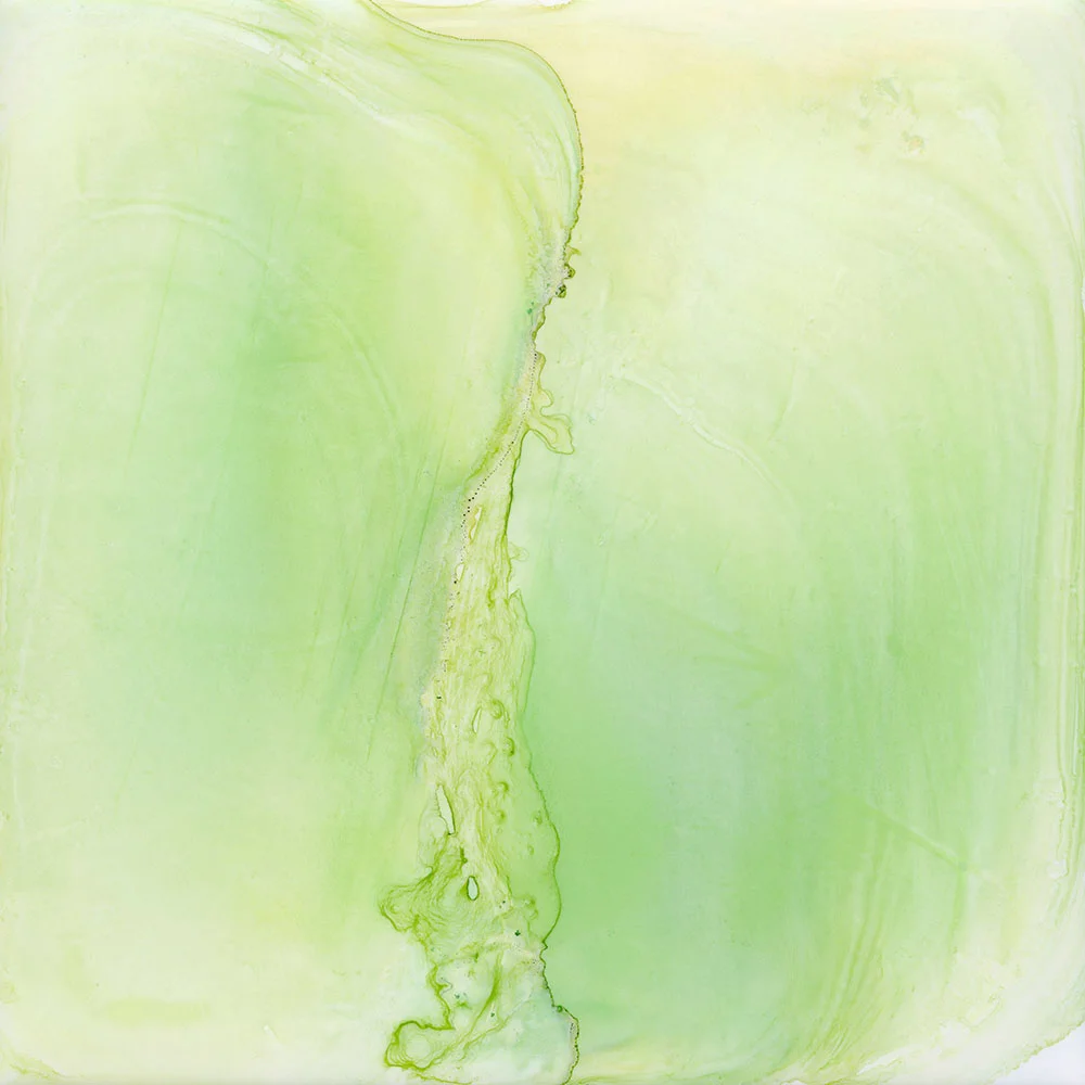 luck - 20x20 inch painting on metal