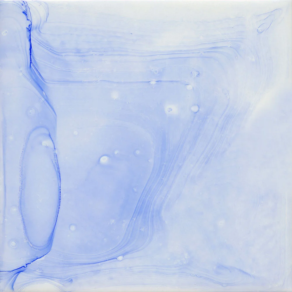 ice - 20x20 inch painting on metal