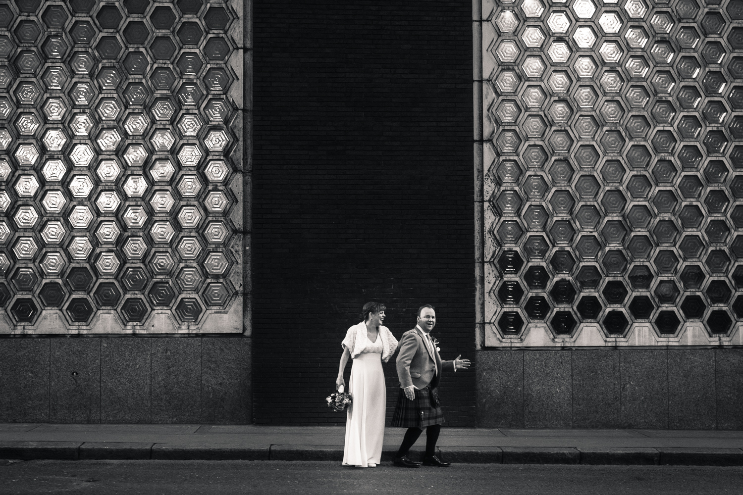 Bride and groom portrait, Smithfields
