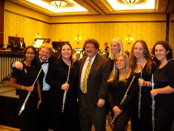 2007 National Intercollegiate Band Flute Section with Eric Ewazen