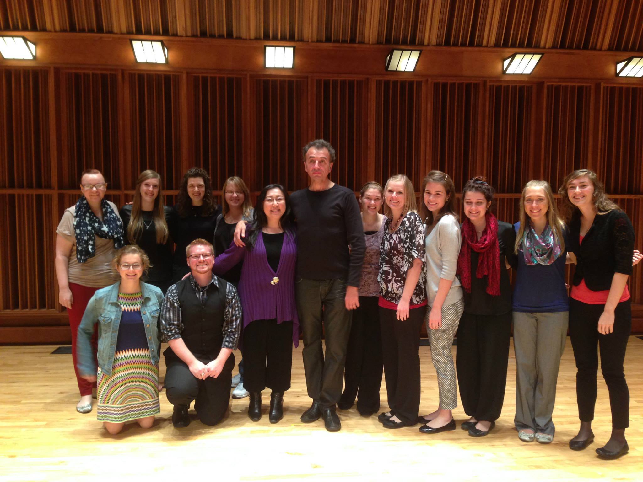 2013-2014 BSU Flute Studio with Jean Ferrandis
