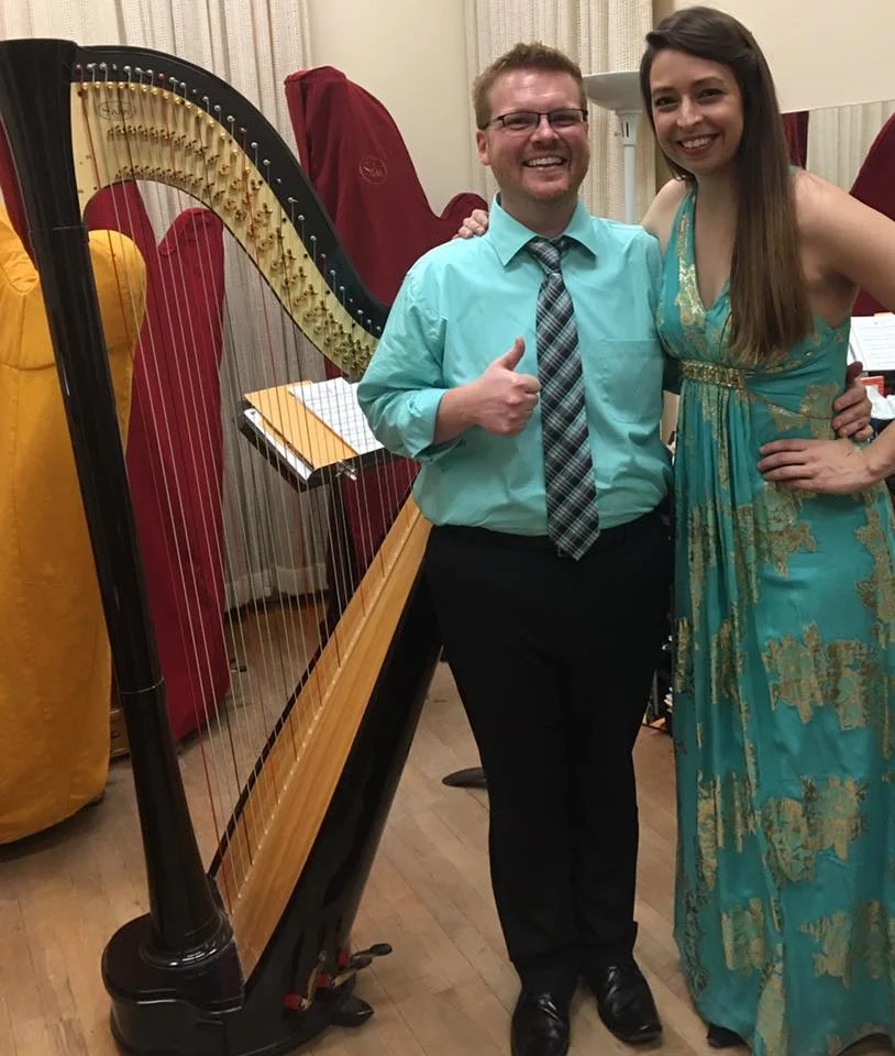 After my lecture recital with Dr. Jaclyn Wappel