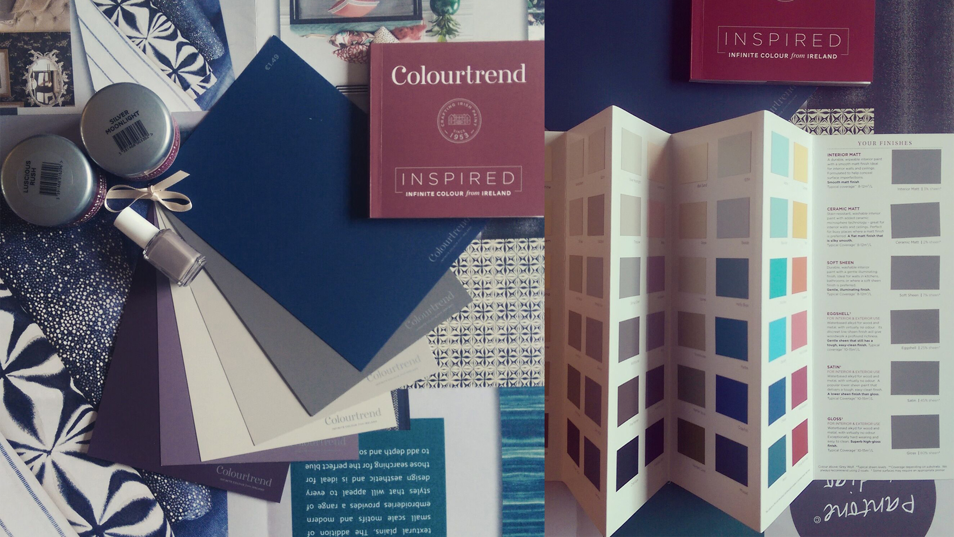 Colourtrend - crafting 100% Irish paint since 1953. All colours from the Colourtrend range come in all finishes.