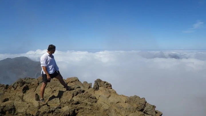 David Levy exploring Hawaii