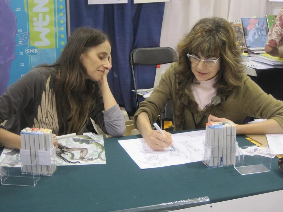 Claire Wendling, one of our amazing supporters and our own Terryl Whitlatch