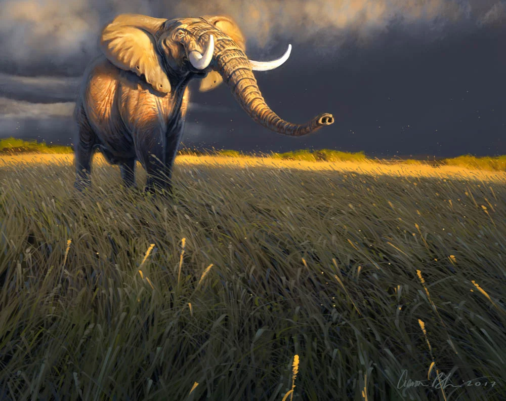 "Something in the Air" by Aaron Blaise (digital)