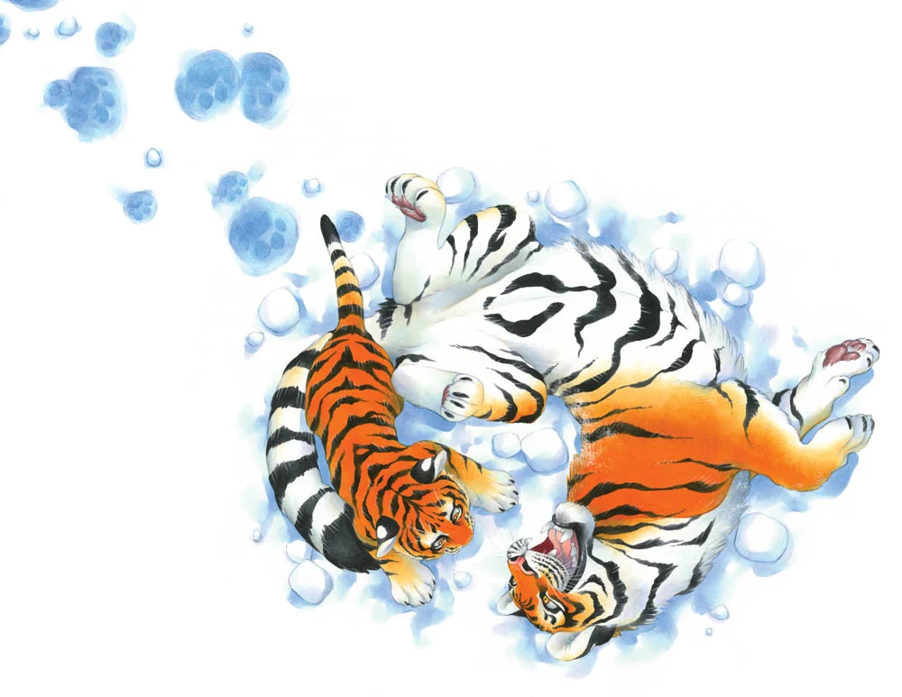 "Snow Play" by Chihiro Howe (Copic markers)