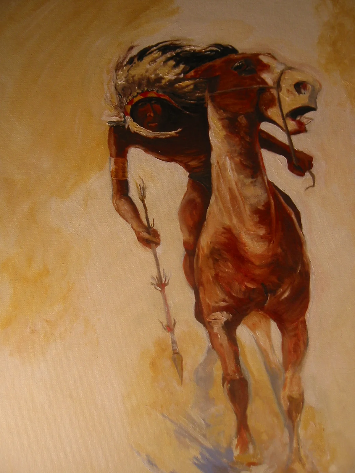 Brave on Horse