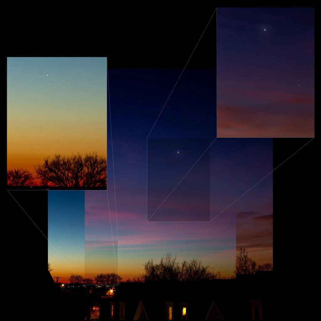 \ Venus, Mars and Mercury at Dawn \