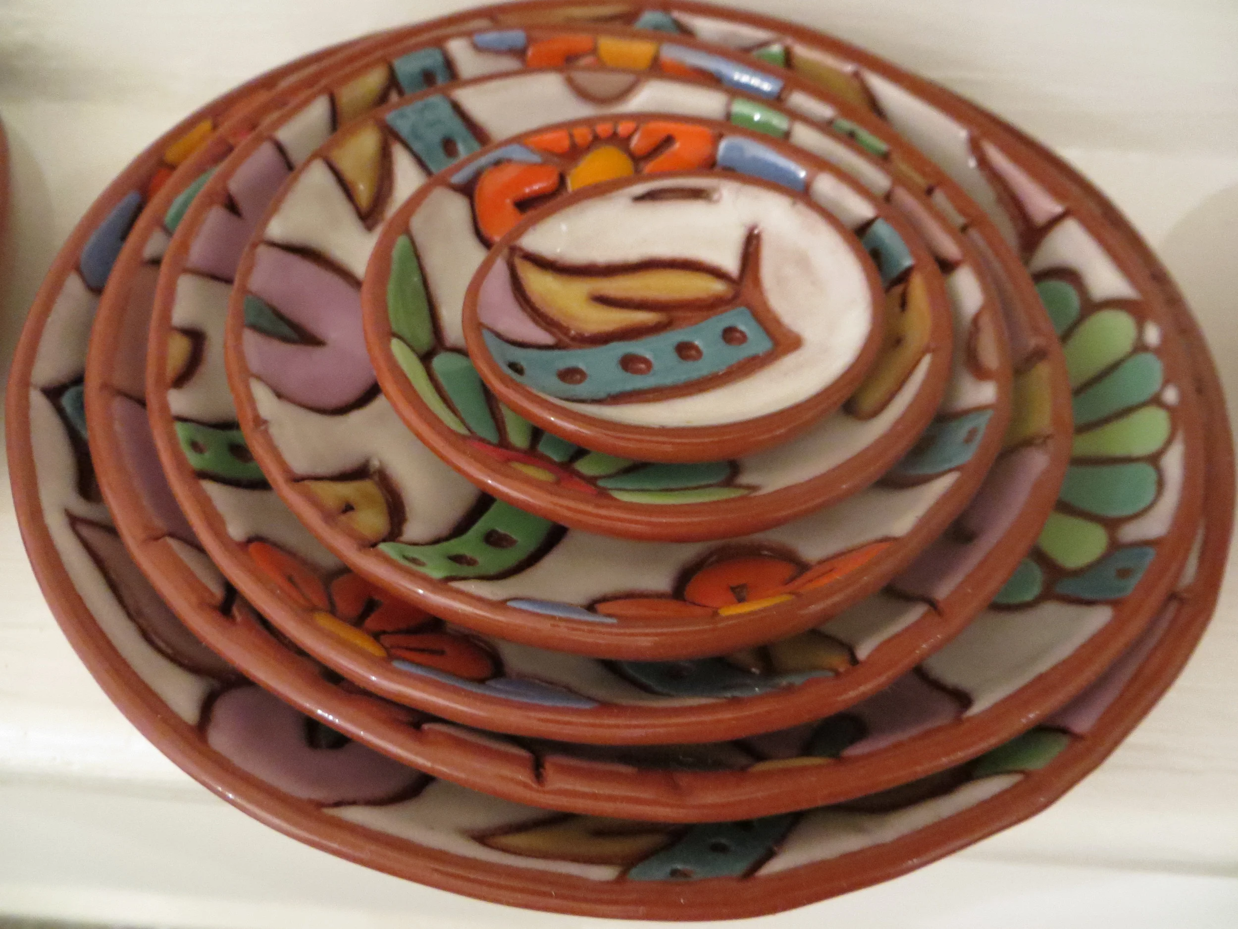 White Rice, Nesting Rockpots by Daphne Verley