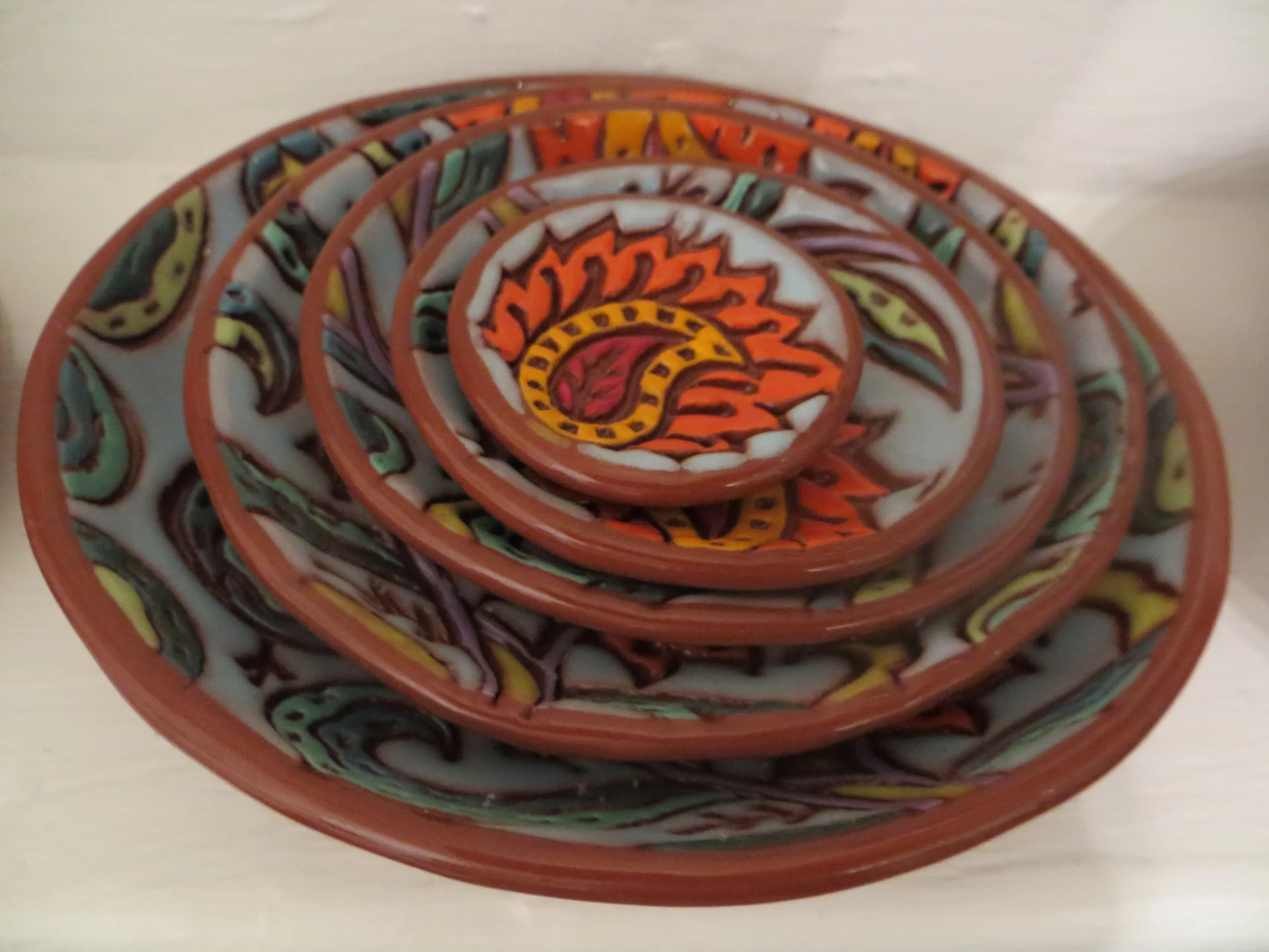 Marigold Paisley, Nesting Rockpots by Daphne Verley