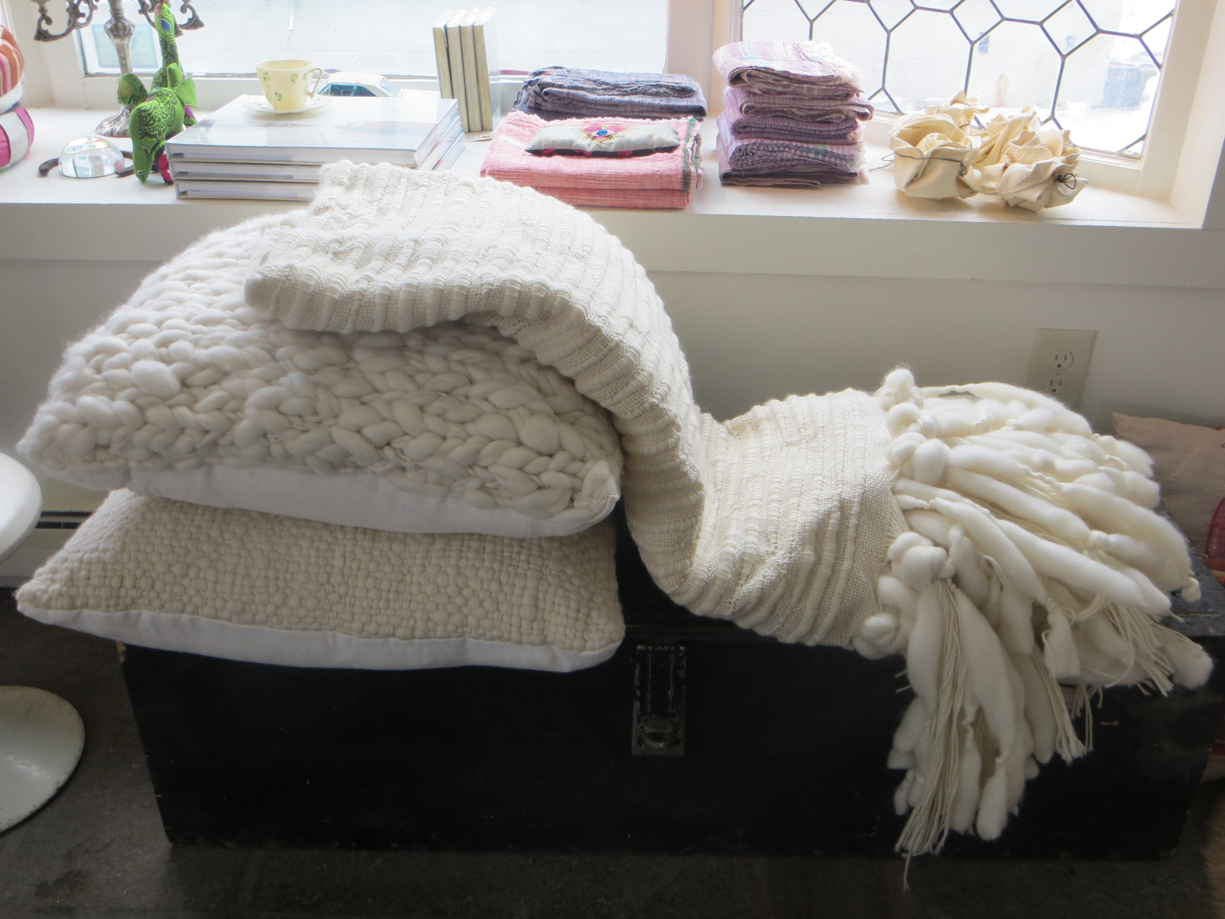 Phuen caterpillar throw/SOLD