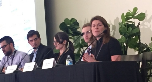 Panel: The Perils & Promise of Predictive Analytics in Law -- Prof. Daniel Martin Katz, Chicago Kent College of Law; John Nay, CEO, Skopos Labs; Gipsy Escobar, Measures for Justice; Josh Becker, CEO, Lex Machina; Dera Nevin, eDiscovery Counsel, Proskauer Rose.