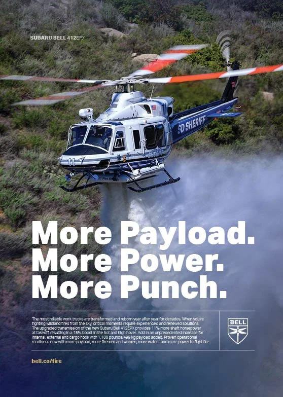 Bell 412EPX, Wildland Firefighting Campaign