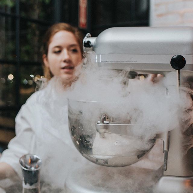 These silver beauties are a key element of how we combine liquid nitrogen to our award-winning ice cream, giving it that unique, fresh flavor that is passed immediately along to your guests. ⠀
&bull;⠀
&bull;⠀
Our Baristas understand how to captivate 