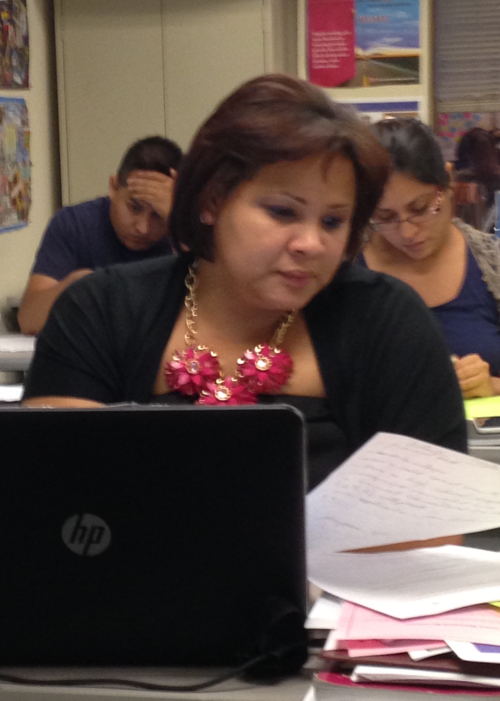 Misquella in class