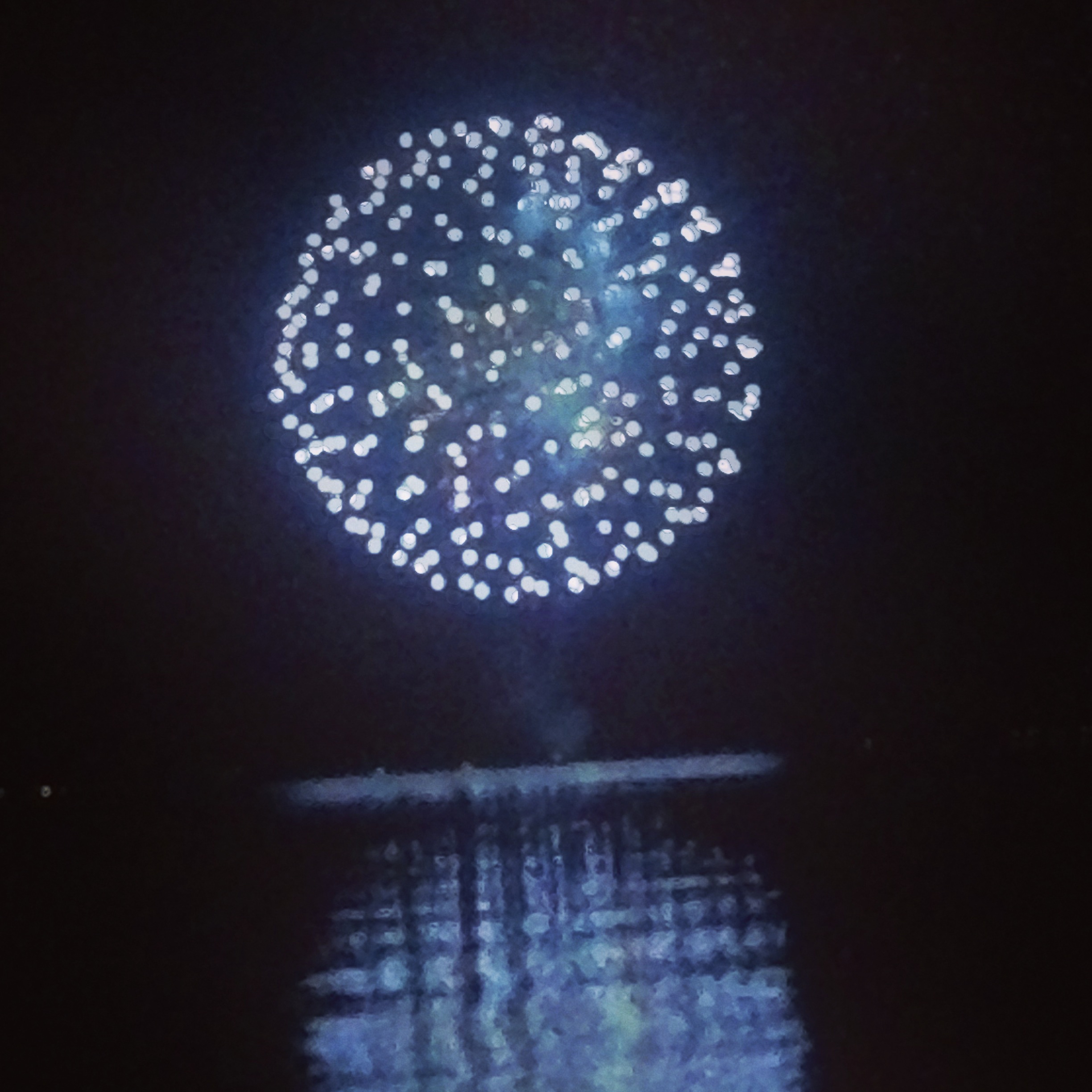 fireworks from the water
