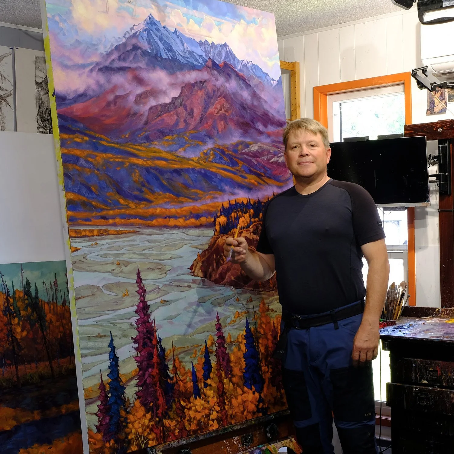 About the artist Dominik Modlinski, contemporary Canadian landscape painter